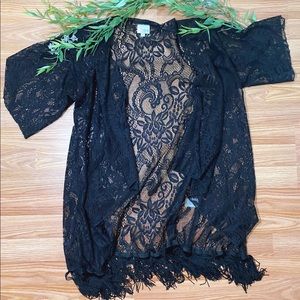 Lularoe Lace Kimono